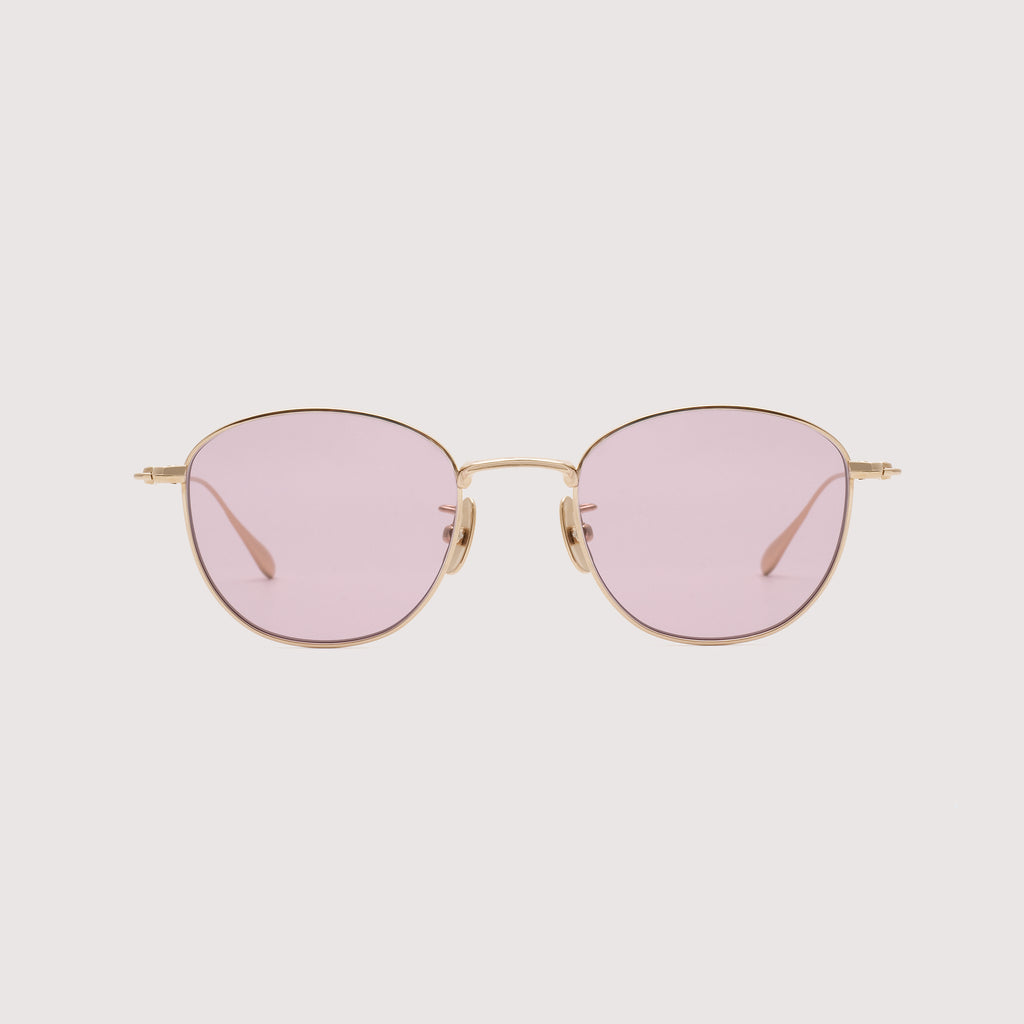 NOCHINO OPTICAL　KOUGETSU　調光レンズ　サングラス　メタル KOUGETSU #7. CHAMPAGNE GOLD × SAKURA to D.GREY (調光) – NOCHINO