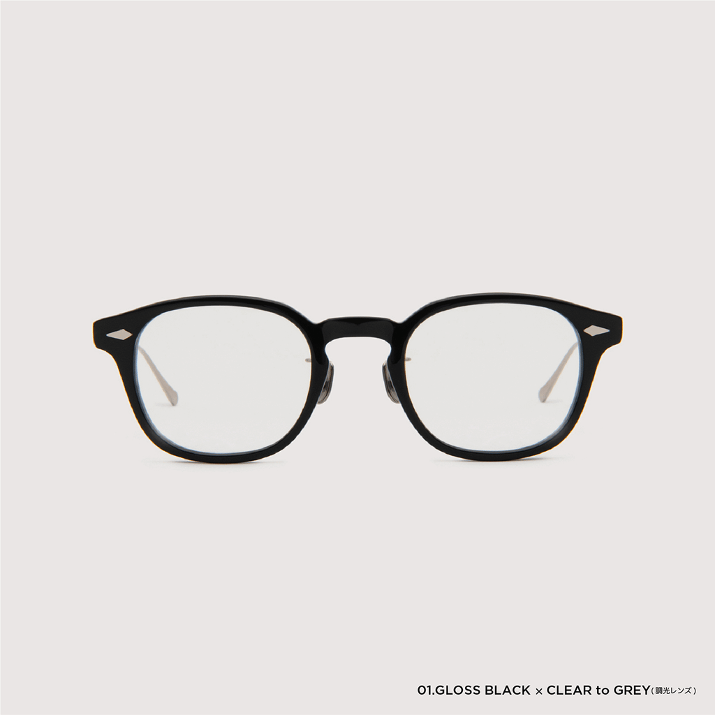 JIFUSAN #1. GLOSS BLACK × CLEAR to GREY (調光) – NOCHINO OPTICAL JIFUSAN #1. GLOSS BLACK × CLEAR to GREY (調光) – NOCHINO OPTICAL