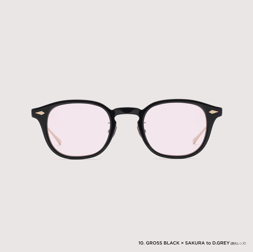 NOCHINO OPTICAL JIFUSAN サングラス JIFUSAN #10. GROSS BLACK × SAKURA to D.GREY (調光) – NOCHINO OPTICAL