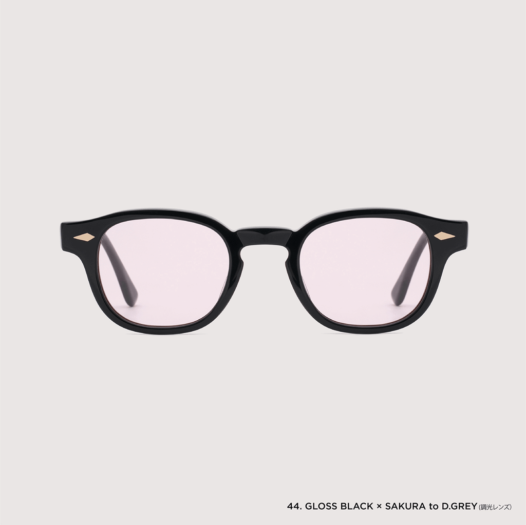 NOCHINO OPTICAL #44 調光レンズ サングラス NOCHINO #44. GLOSS BLACK × SAKURA to D.GREY (調光) – NOCHINO OPTICAL
