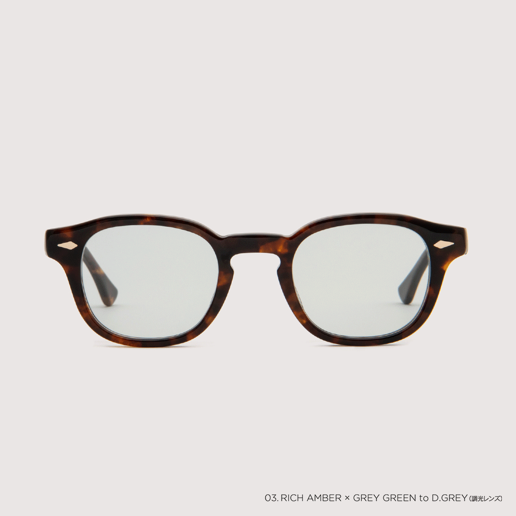 NOCHINO #3. RICH AMBER × GREY GREEN to D.GREY (調光) – NOCHINO OPTICAL NOCHINO #3. RICH AMBER × GREY GREEN to D.GREY (調光) – NOCHINO OPTICAL