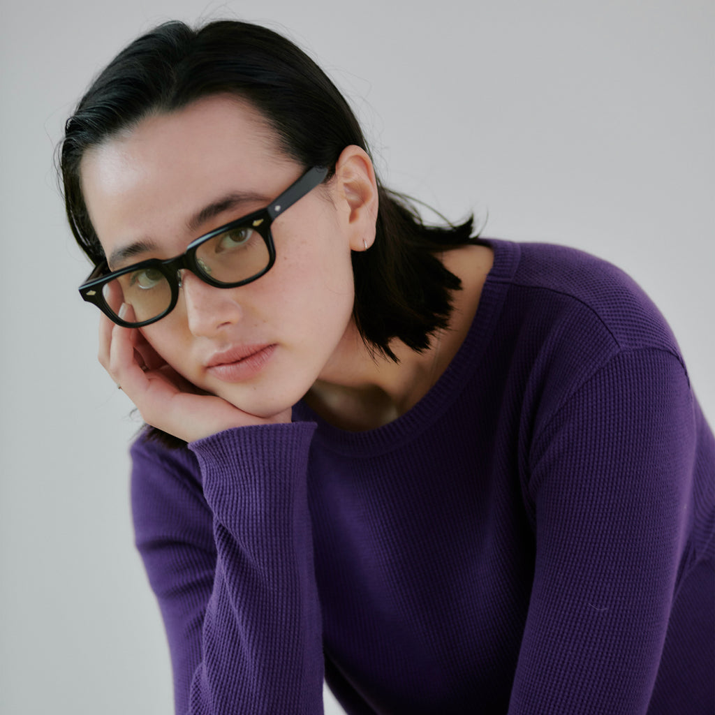 “ONDA” #1. GROSS BLACK × GREY GREEN to DARK GREY (調光) – NOCHINO OPTICAL