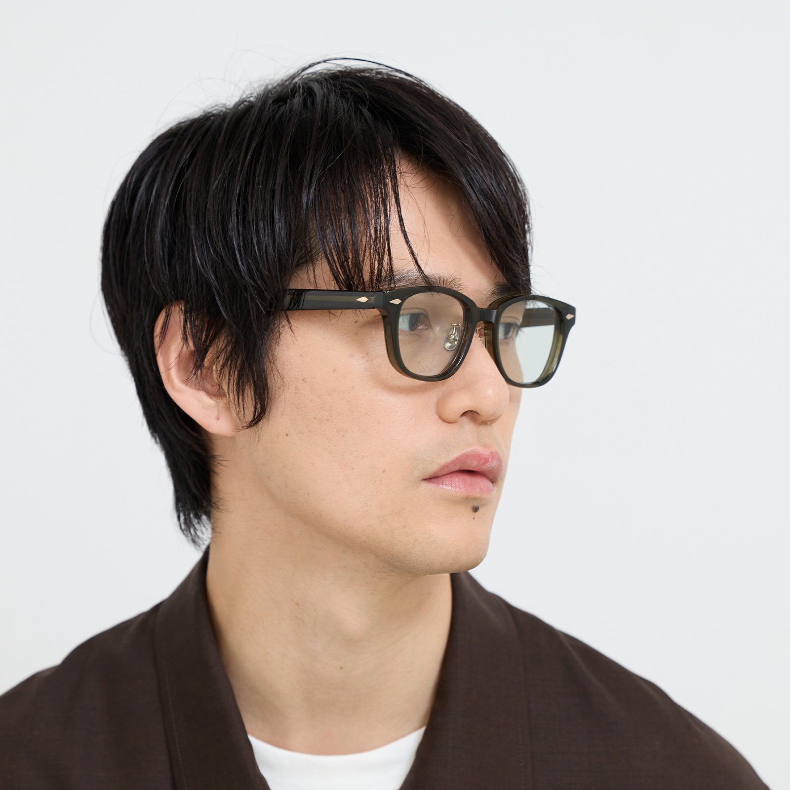 【美品】NOCHINO OPTICAL SANSUI #5 SANSUI #5. CITRON & AMBER × L.SMOKE GREEN (非調光) – NOCHINO OPTICAL