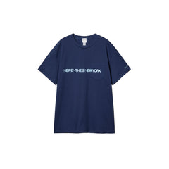 NEPENTHES NEW YORK Pocket T shirt (NAVY)