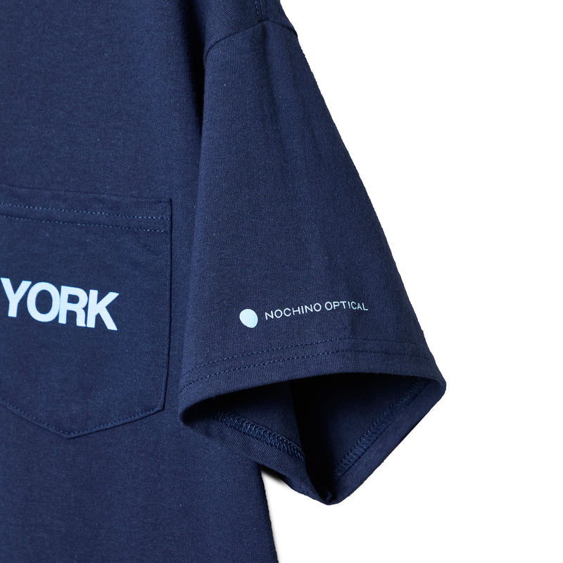 NEPENTHES NEW YORK Pocket T shirt (NAVY)