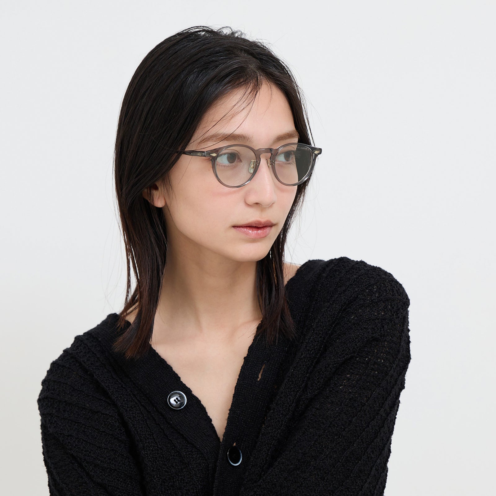 ノチオオプティカル/NOCHINO OPTICAL TSUKIYOMIツキヨミ NOCHINO OPTICAL - TSUKIYOMI (ツキヨミ) #4 GLOSS BLACK × DARK GREY