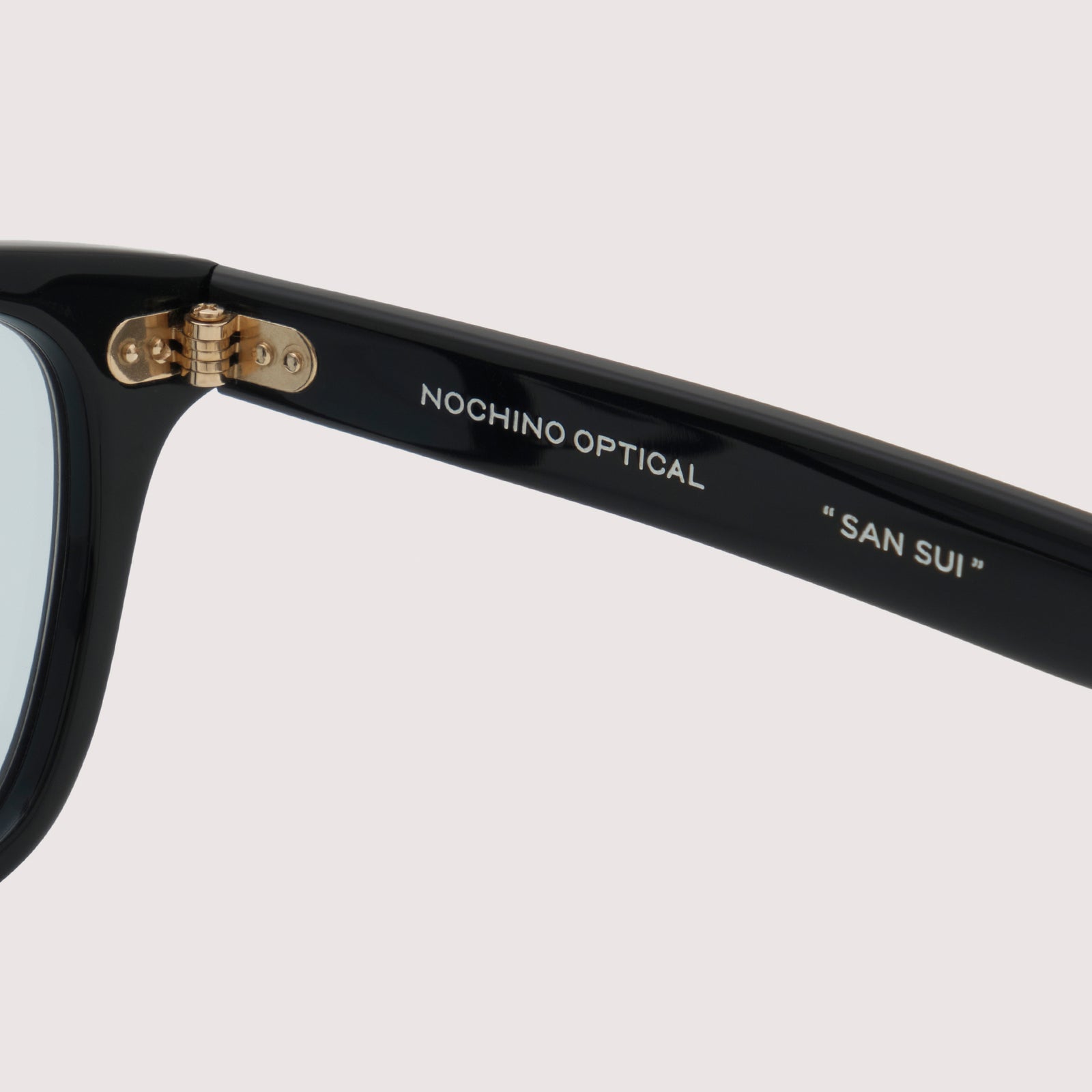 NOCHINO OPTICAL SAN SUI サングラス NOCHINO OPTICAL / SANSUI / #1 GLOSS BLACK - CLEAR to GREY