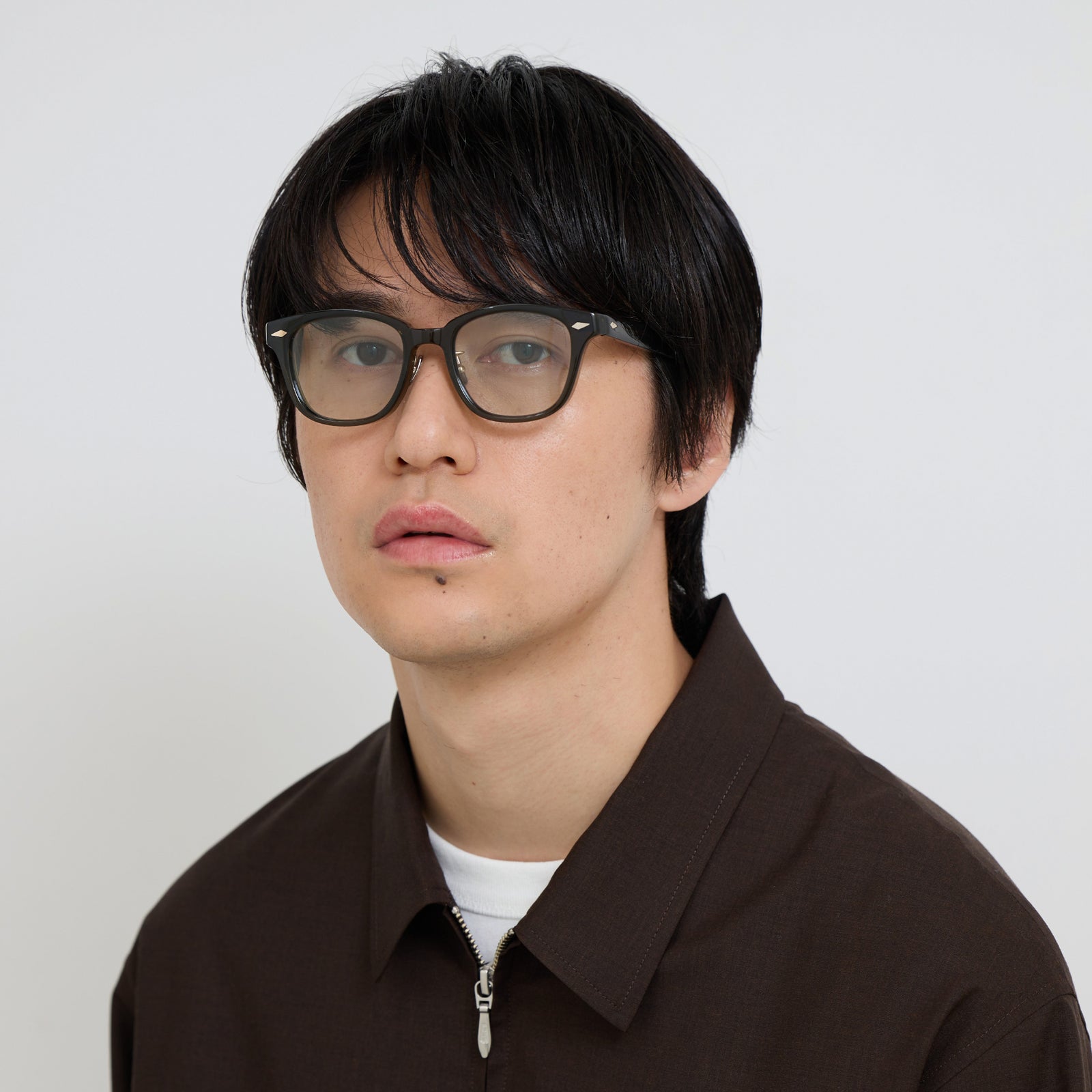 新品■NOCHINO OPTICAL SANSUI FR #2 調光レンズ SANSUI FR #2. GLOSS BLACK × GREY GREEN to D.GREY (調光モデル