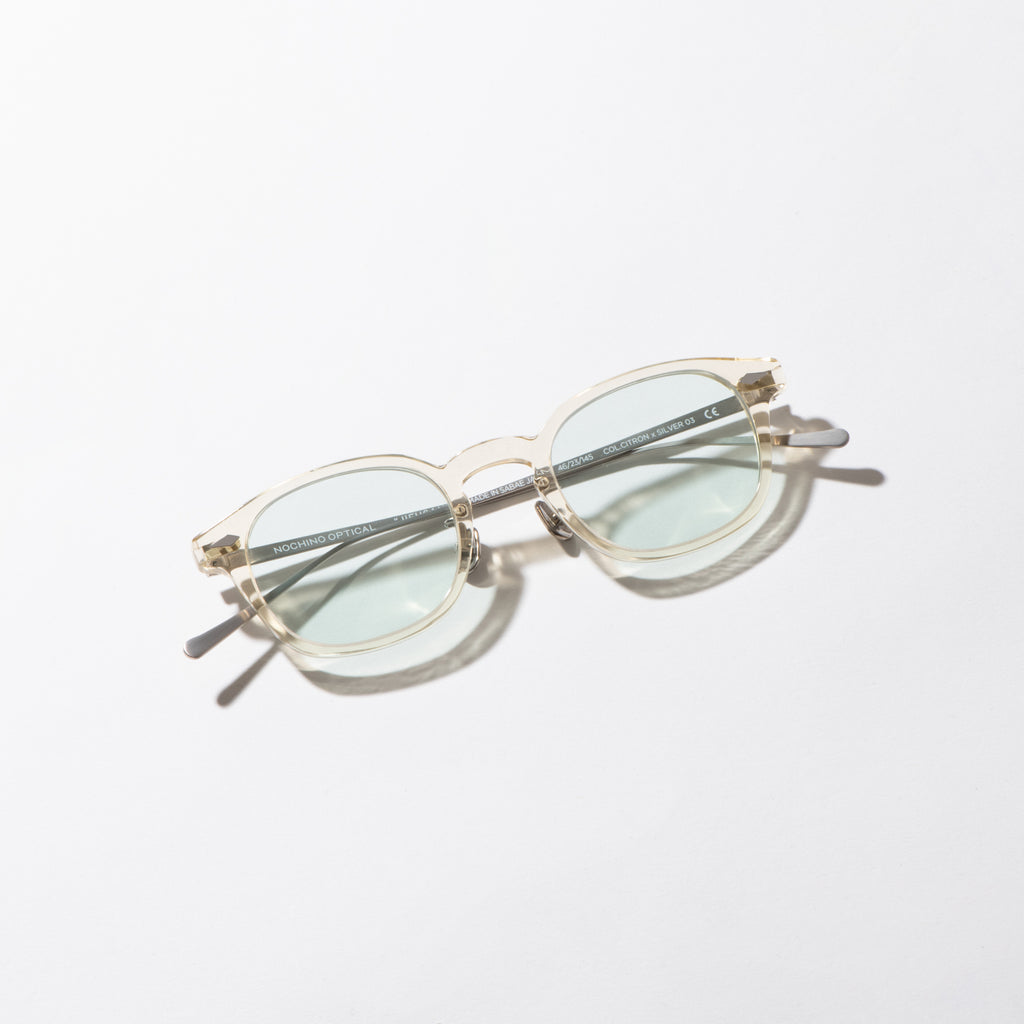 JIFUSAN #5 CITRON & AMBER × L.SMOKE GREEN – NOCHINO OPTICAL