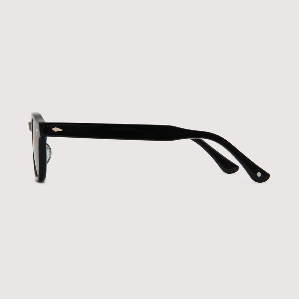 【新品】ノチノオプティカル SAN SUI BLACK x GREEN偏光レンズ JIFUSAN #1. GLOSS BLACK × CLEAR to GREY (調光モデル