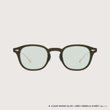 JIFUSAN #8. CLEAR SMOKE OLIVE × GREY GREEN to D.GREY (調光モデル)