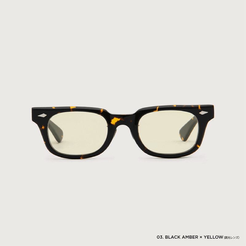 ONDA” #3. BLACK AMBER × YELLOW (調光モデル) – NOCHINO OPTICAL ONDA” #3. BLACK AMBER × YELLOW (調光モデル) – NOCHINO OPTICAL