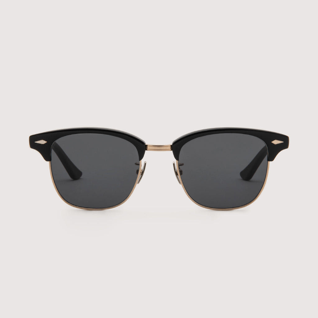 YUGEN #4. GLOSS BLACK & CHAMPAGNE GOLD × DARK GREY (非調光)